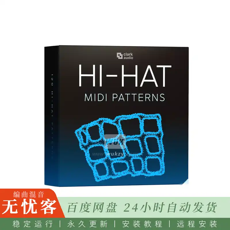 Clark Audio Hi-Hats – MIDI Collection MIDI@踩镲节奏型MIDI合集