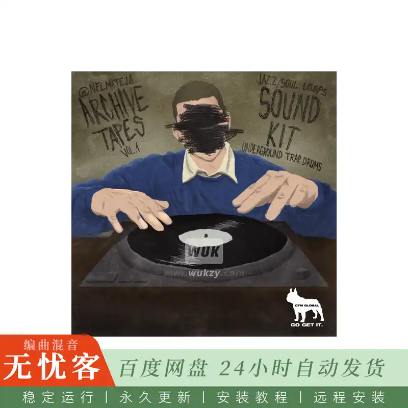 Ctm Global Archive Tapes Vol.1 WAV MIDI@复古爵士灵魂乐循环适合地下陷阱采样