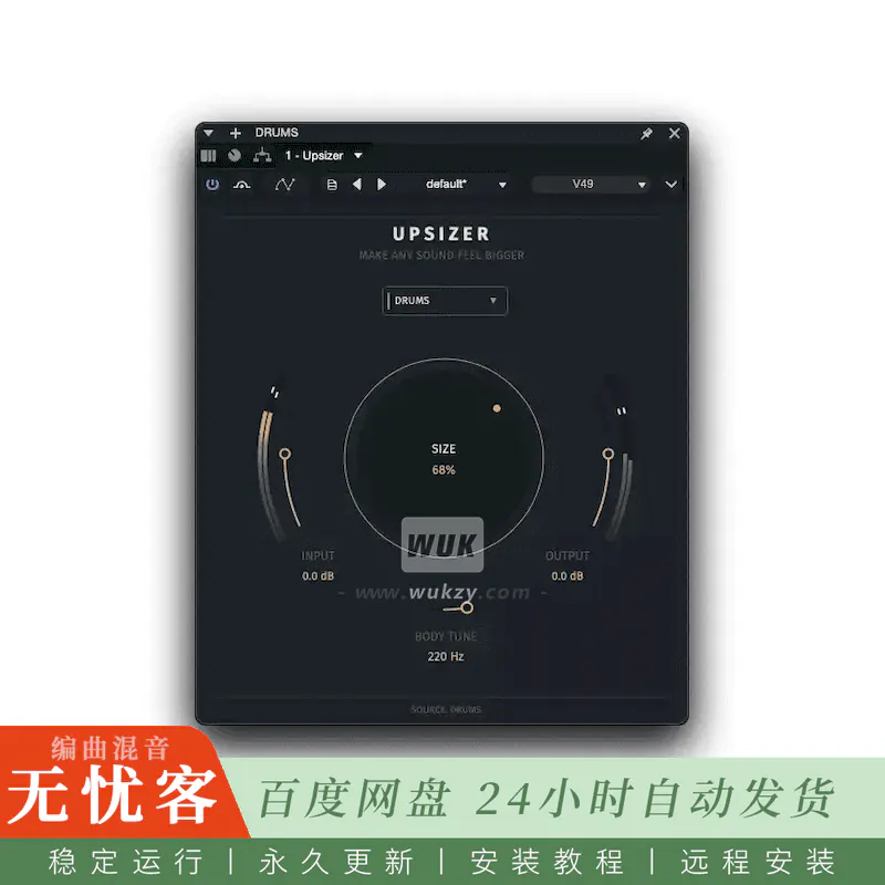 Eva Instruments Upsizer FX@音频放大效果器（Win）