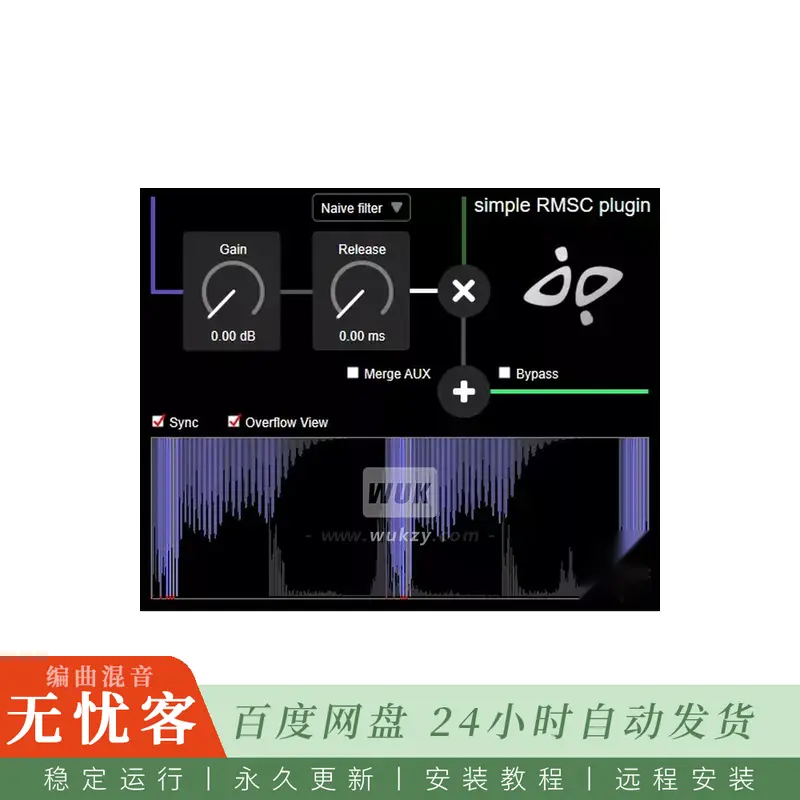 Justdanpo RMSC VST3@环形调制侧链处理插件（Mac）