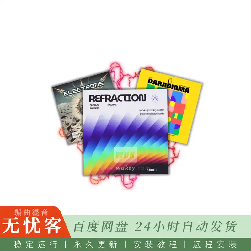 Kxdet Refraction Multikeys Bank@为Analog Lab与Pigments设计的四十五组多键预设