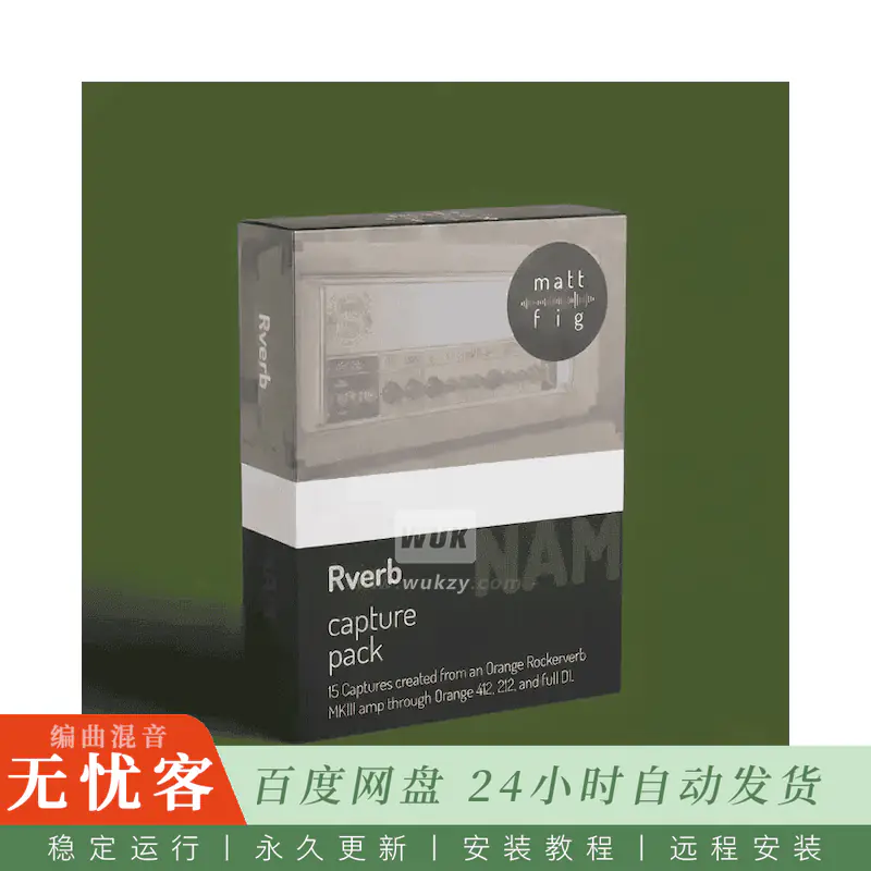 MATT Fig Fig Rverb NAM Capture Pack@Orange Rockerverb MKIII音色捕获