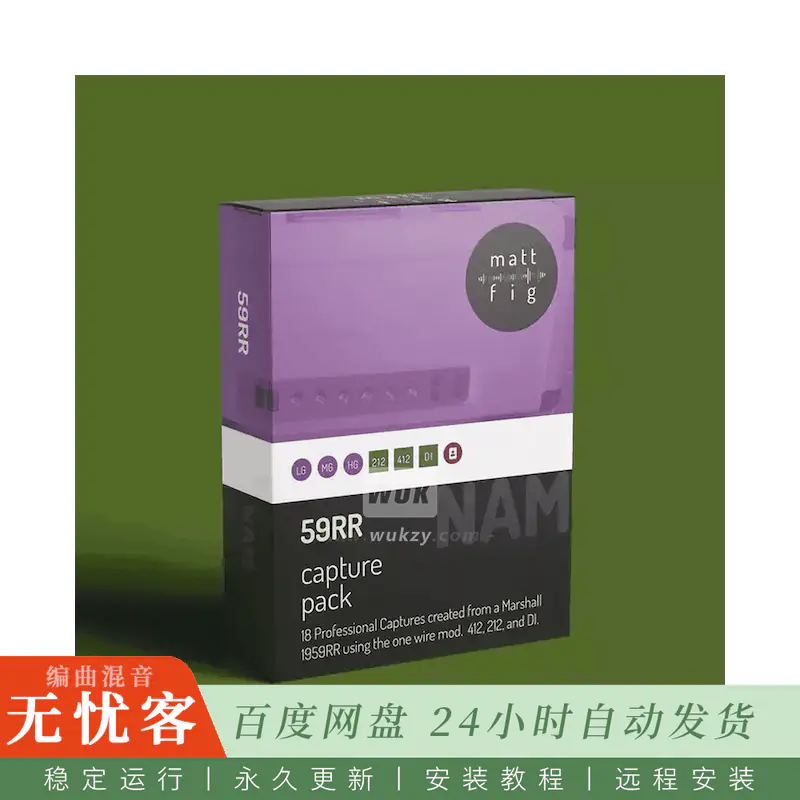 MATT Fig Fig Wiz NAM Capture Pack@Wizard Modern Classic II音色捕获