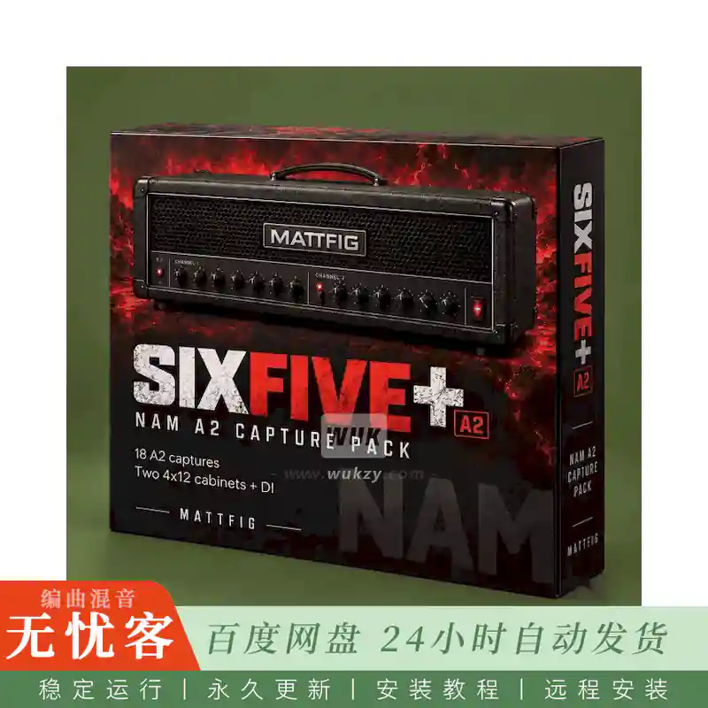 Matt Fig Fig A2 SixFive+ NAM Capture Pack@Peavey 6505+音箱多通道音色捕获