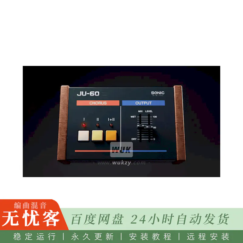 Sonic Academy JU-60@经典合成器合唱效果仿真（MAC）