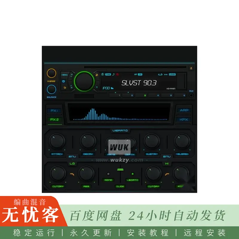 Studiolinked Radio RnB@电台R&B风格键盘与鼓组音色库（Kontakt）