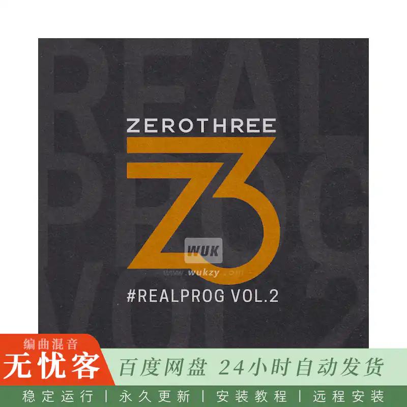 Toolroom Academy Zerothree #REALPROG Vol. 2@渐进浩室采样与Sylenth1预设