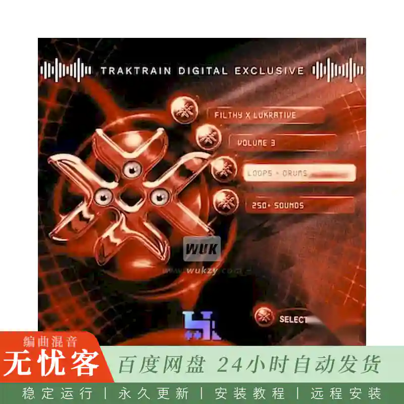 Traktrain F1Lthy X Lukrative Kit [Vol III]@重型陷阱鼓组与循环