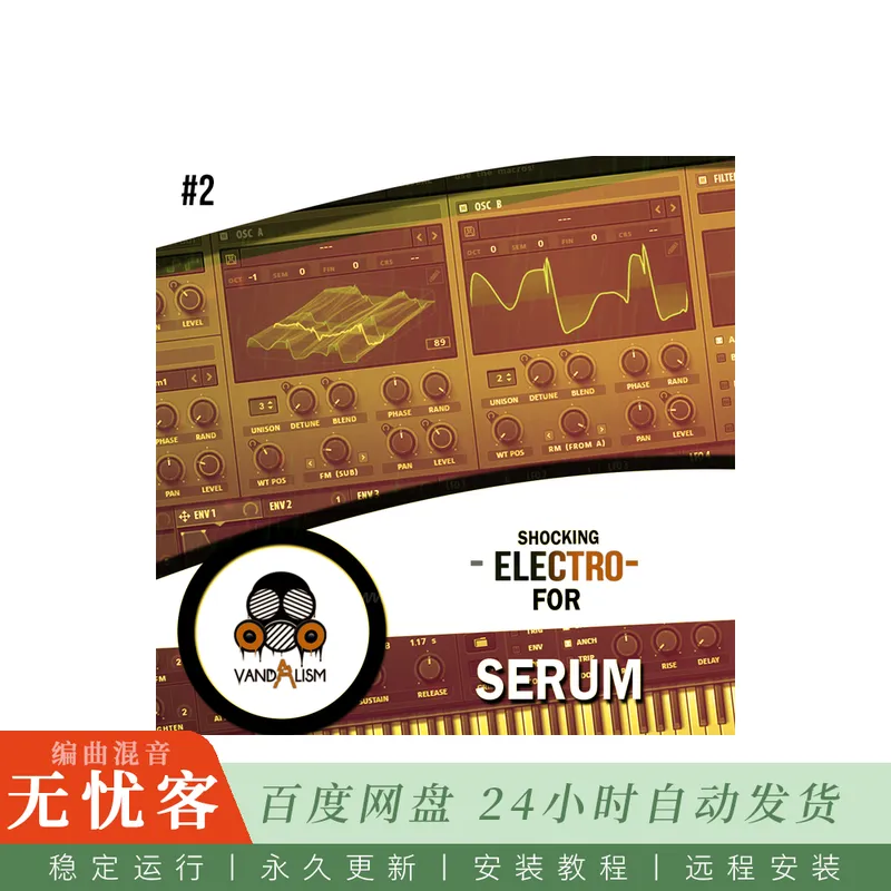 Vandalism Shocking Electro 2 For Serum MULTiFORMAT@电子风格Serum第二辑合成器预设集