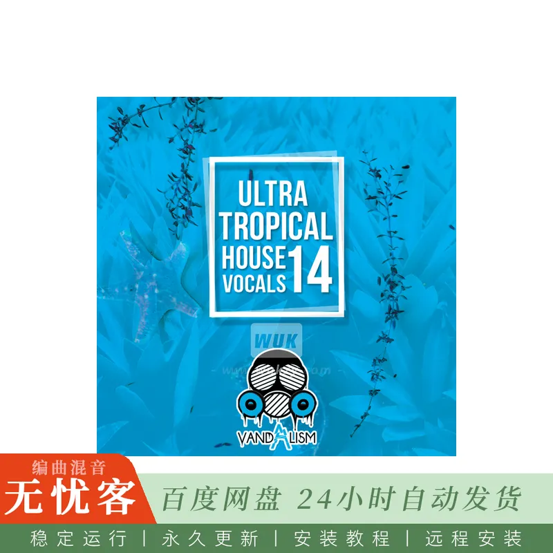 Vandalism Ultra Tropical House Vocals 14 WAV MIDI-DECiBEL@Tropical House风格男声与MIDI循环