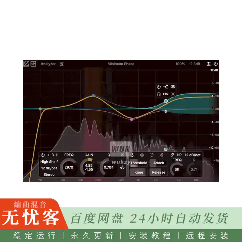 ZL Audio ZL Equalizer 2@24频段动态均衡器（Win+Mac）